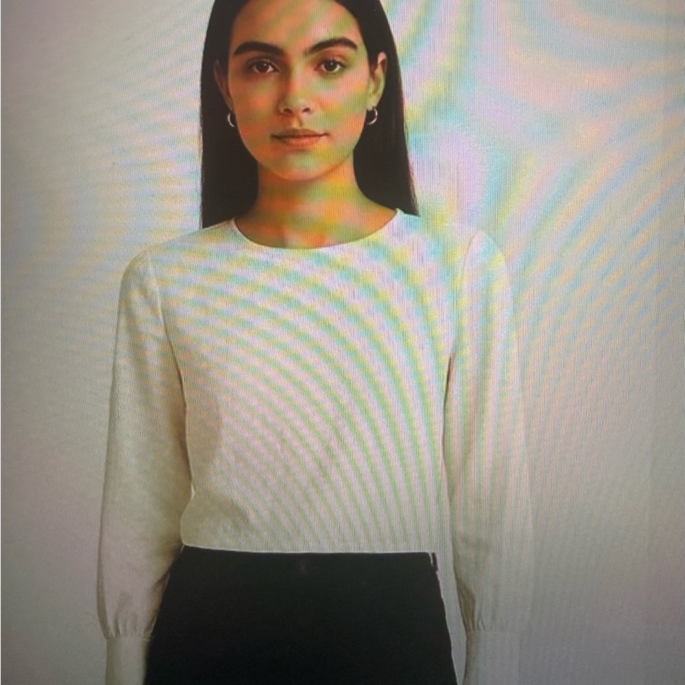 Mango Classic White Blouse